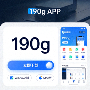 电脑端190gAPP下载界面展示图
