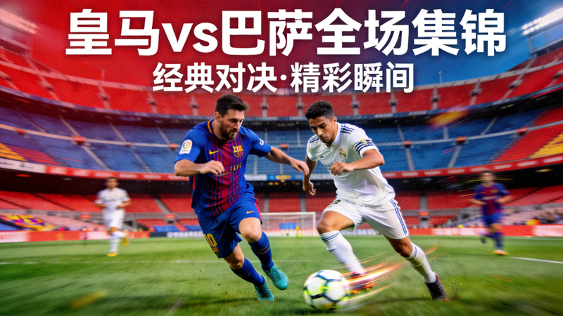 皇家马德里对阵巴塞罗那全场集锦视频封面